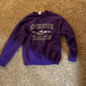 UW-Whitewater Logo Sweatshirt Size Medium